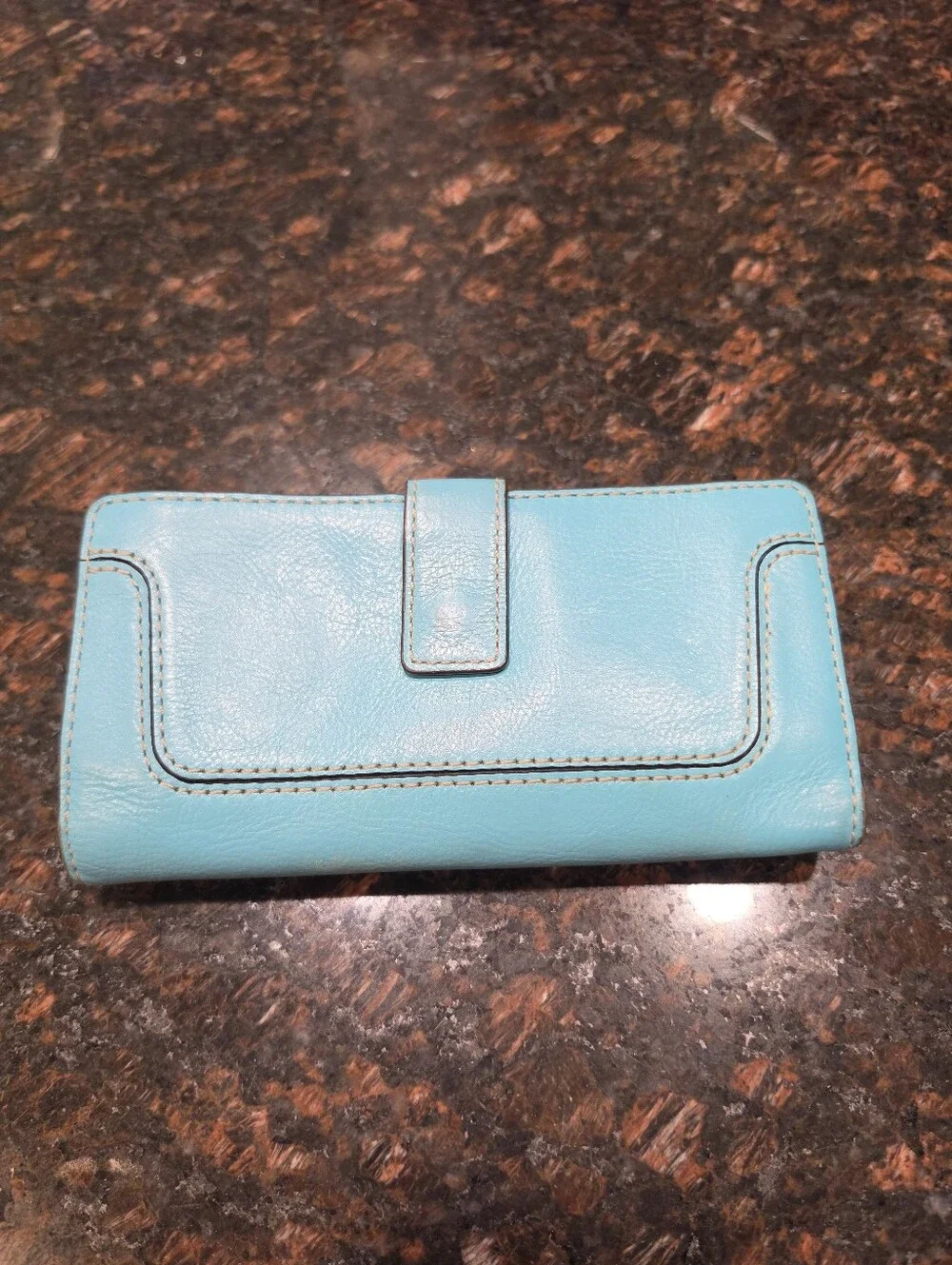 Michael Kors Turquoise Leather Wallet